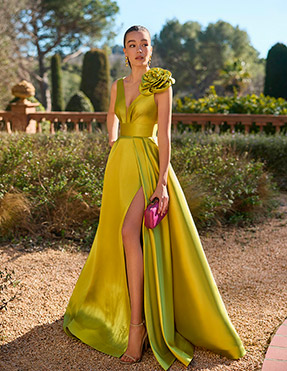 Vestido Fiesta Marfil